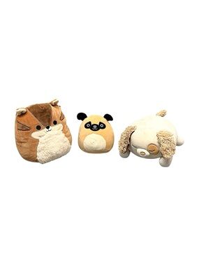 Squishmallows Chipmunk & Dogs